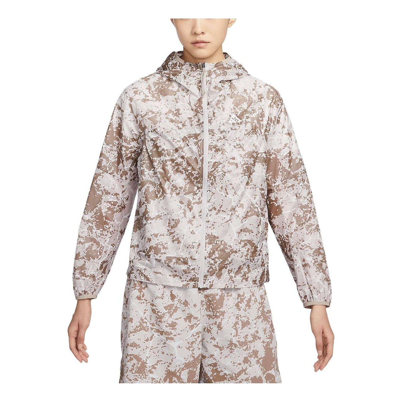(WMNS) Nike ACG Print Trail Jacket 'Camo' FB7857-012