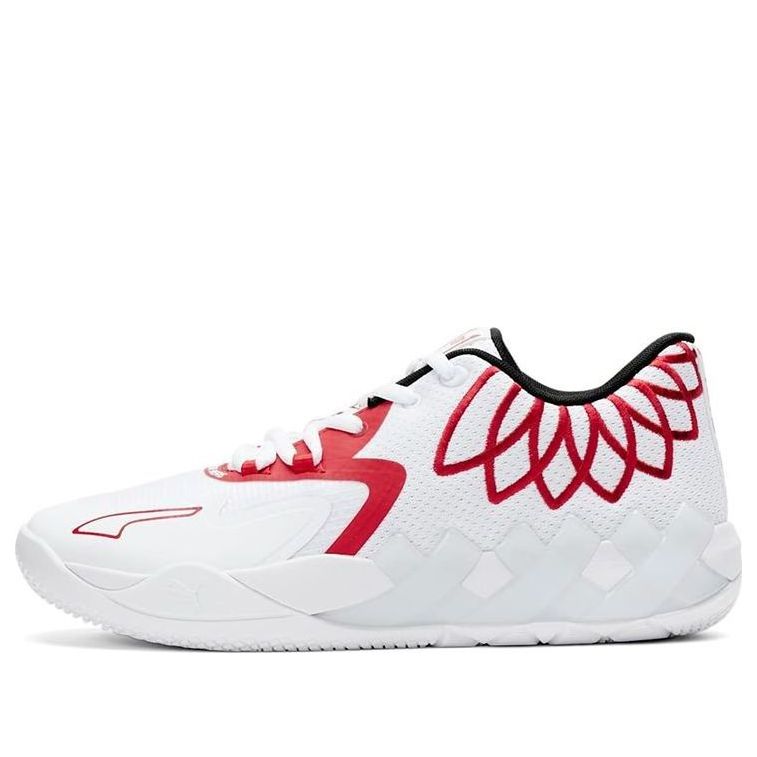 PUMA MB.01 Low LaMelo Ball 'Team Colors - White High Risk Red' 376941-10