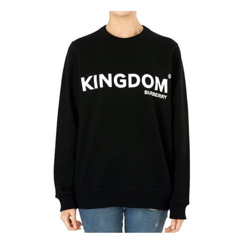 Burberry logo london kingdom tb Letter Female Black/White 80109271