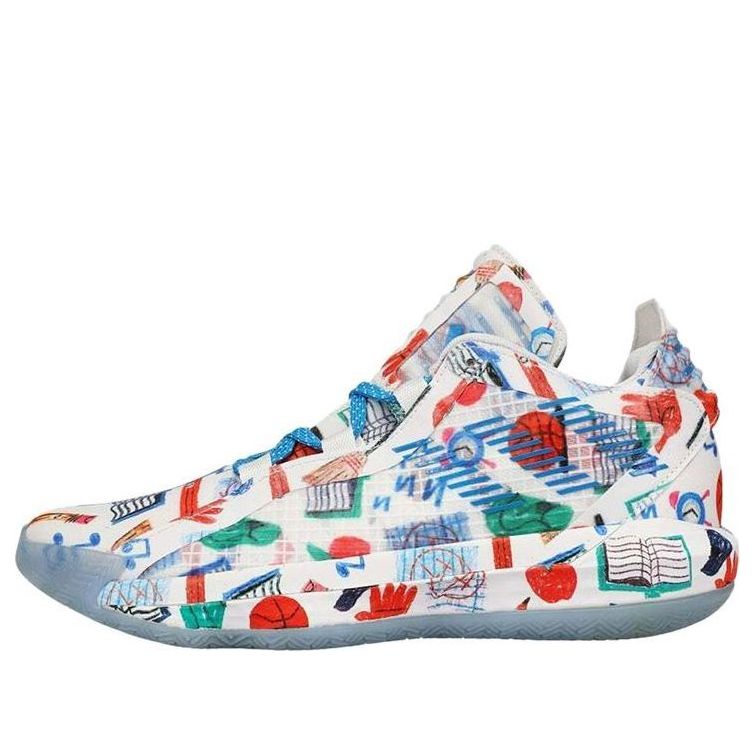 adidas D lillard 6 'White Blue Red' FX4484