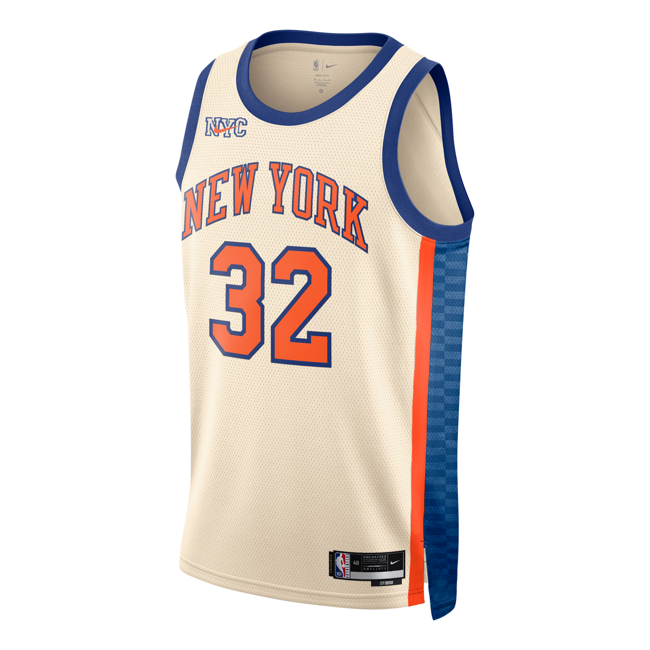 Nike Karl-Anthony Towns New York Knicks City Edition NBA Swingman Jersey 'Natural' HM5989-120