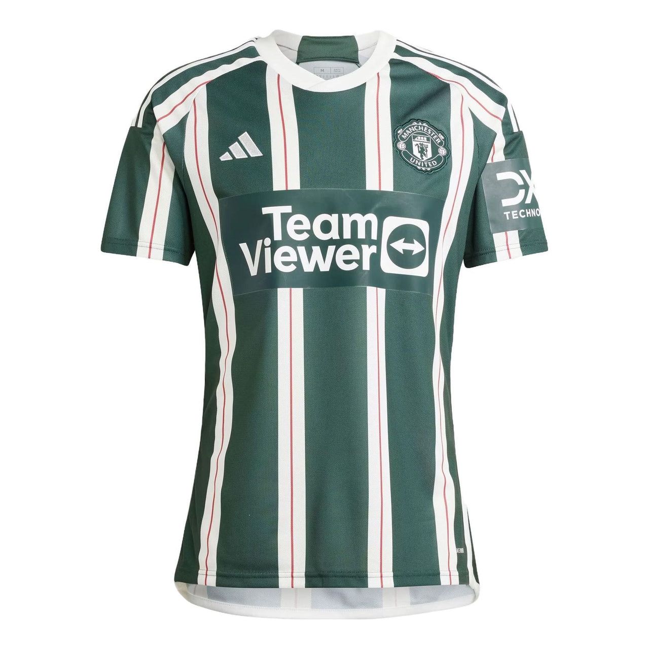 adidas Manchester United 23/24 Away Jersey 'Green White' HR3675