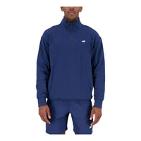 New Balance Athletics Remastered French Terry 1/4 Zip Top 'Navy' MT31501-NNY