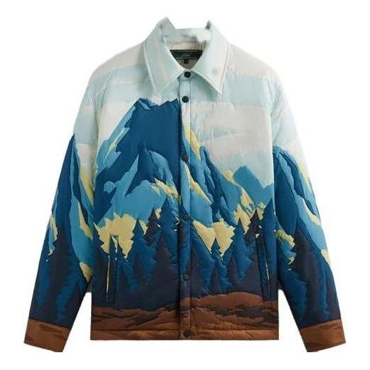 KITH Patchwork Brixton Puffed Shirt Jacket 'Helium' KHM010401-409