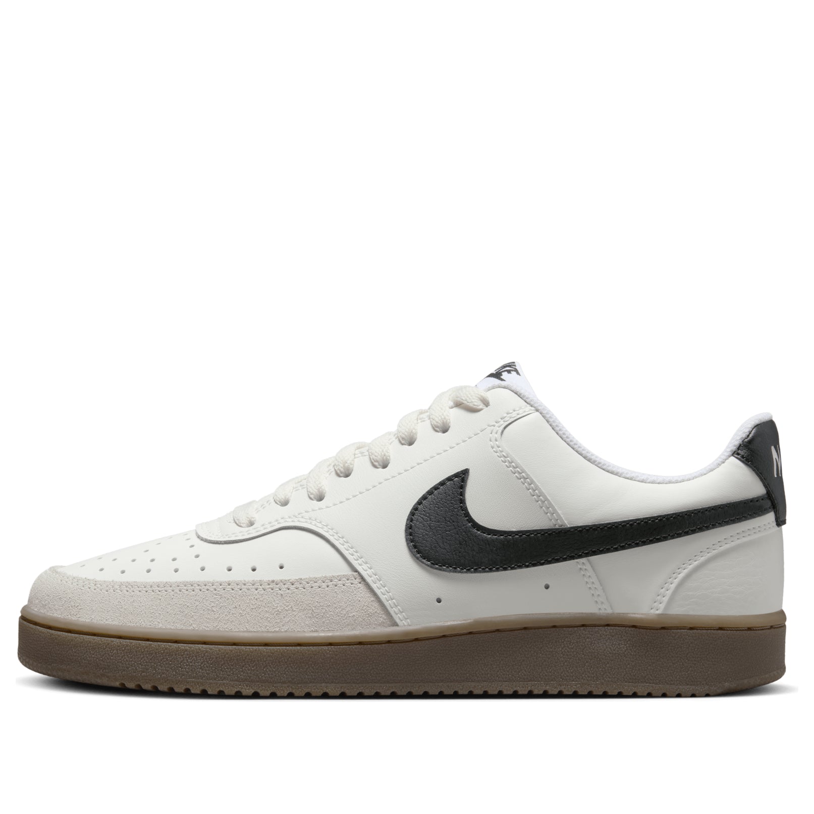 Nike Court Vision Low Shoes 'Sail Light Brown White Black' FQ8075-133