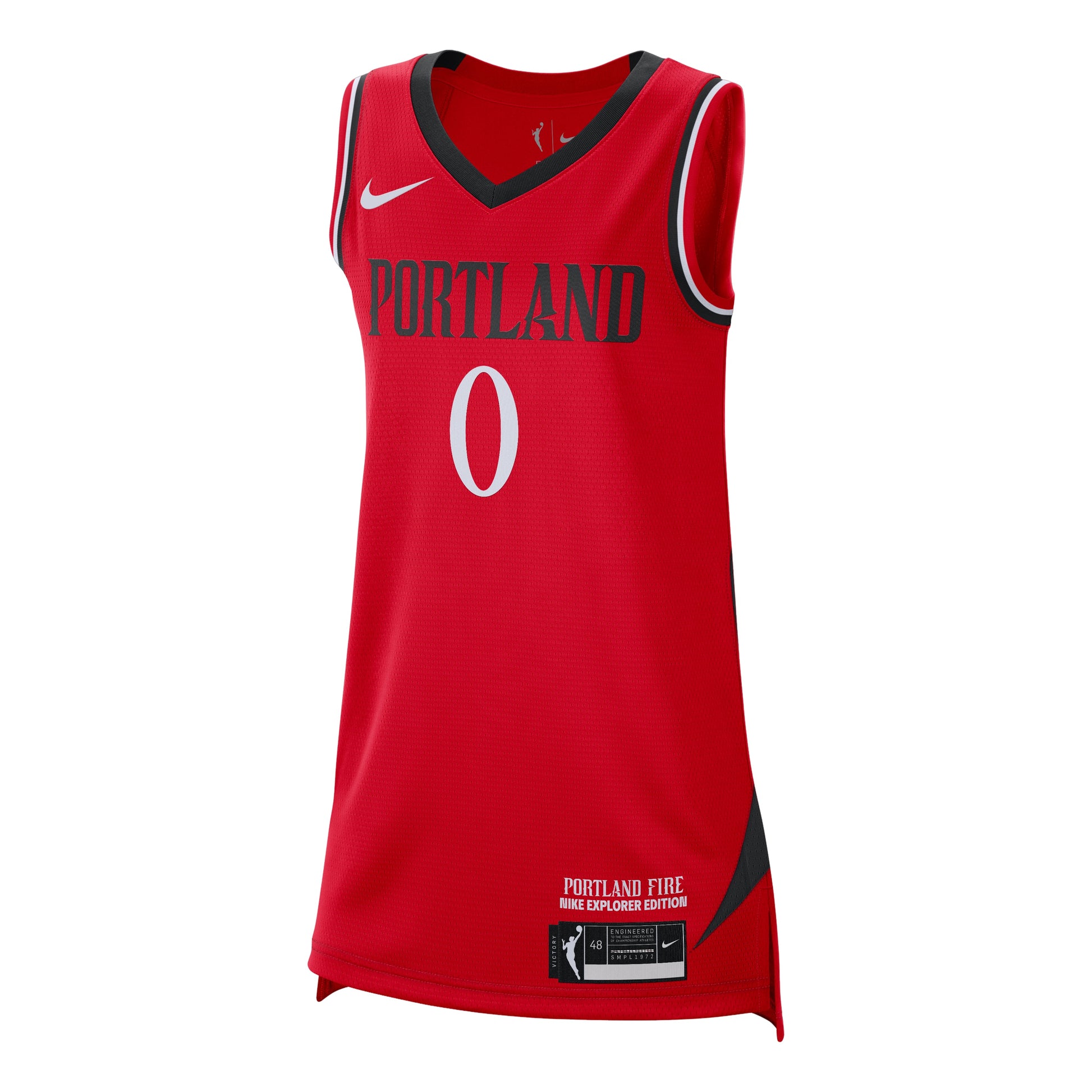 (WMNS) Nike Carla Leite Dri-FIT WNBA Portland Fire Explorer Edition Jersey 'University Red Black' IF5008-658