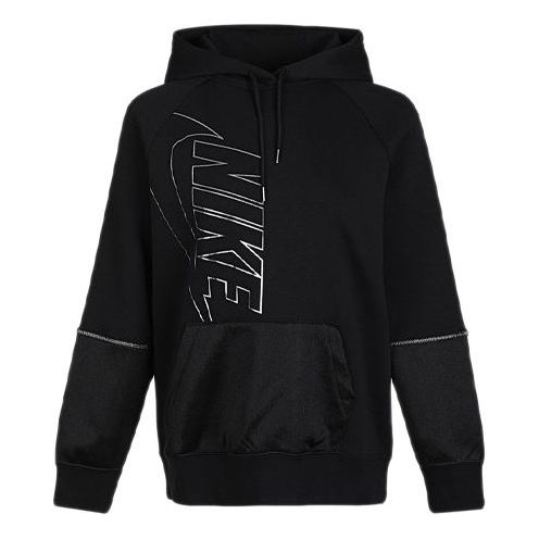 (WMNS) AS W Nike Sportswear ICN CLSH HOODY FLC OS Black DC0653-010