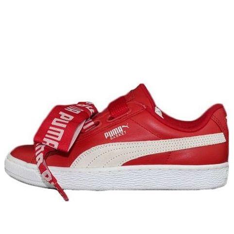 (WMNS) PUMA Basket Heart DE 'Red White' 364082-03