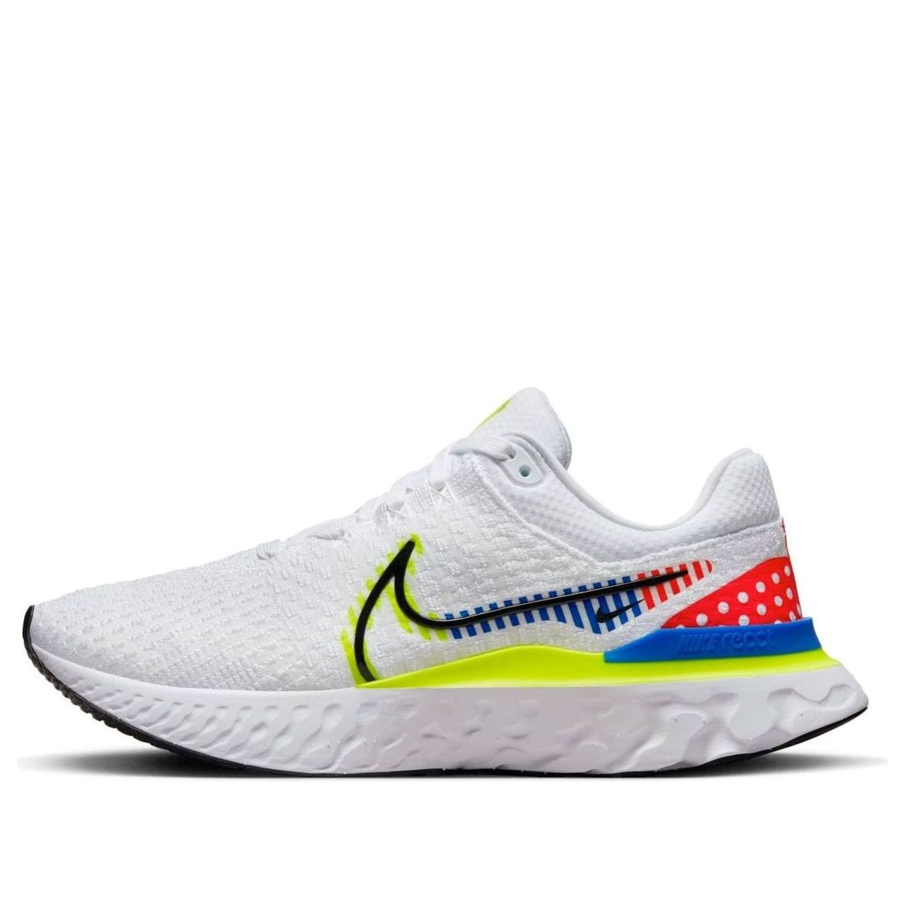 Nike React Infinity Run Flyknit 3 Premium 'White Racer Blue Volt' DX1629-100