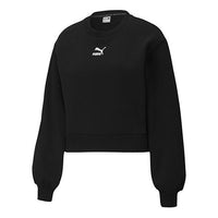 (WMNS) PUMA Classics Balloon Fleece Black 530277-01