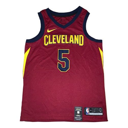 Nike NBA Cleveland Cavaliers JR Smith SW Jersey For Men Burgundy Wine red 864467-680