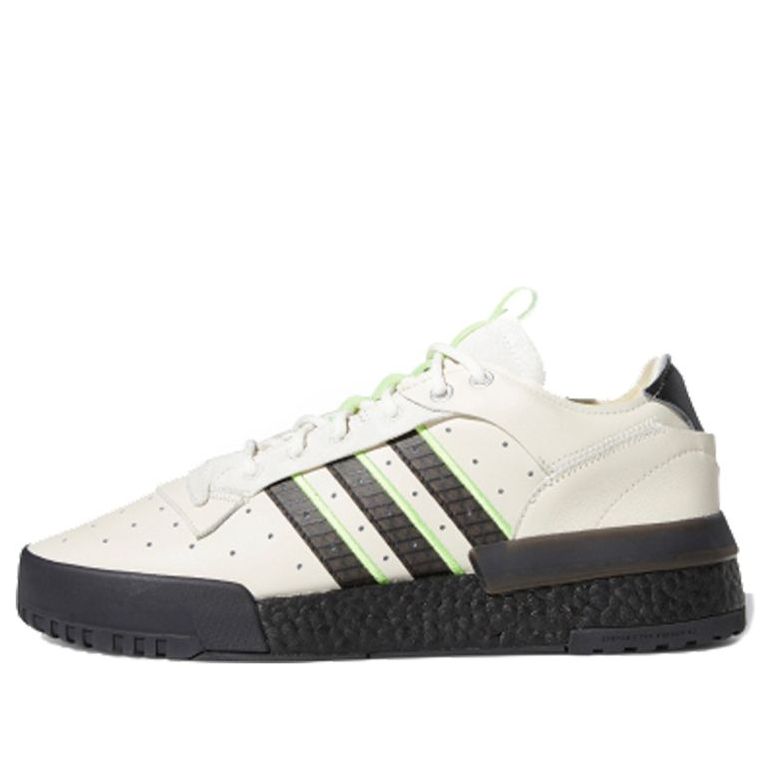 (WMNS) adidas Rivalry Rm Low 'White Black Green' EF6445