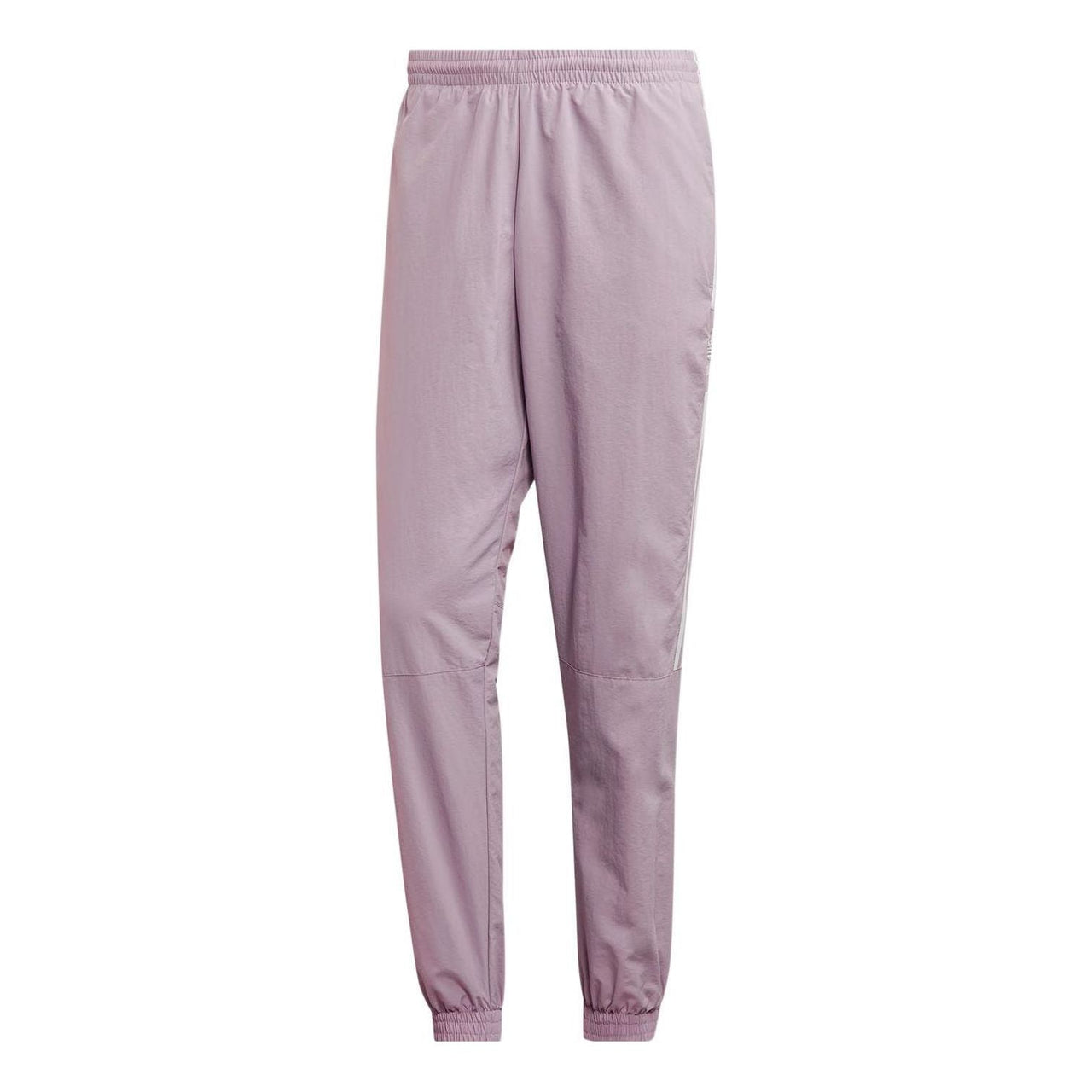 Men's adidas originals Solid Color Stripe Logo Straight Bundle Feet Sports Pants/Trousers/Joggers Pink ED6099
