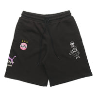 PUMA x Kidsuper Studios Shorts 'Black White Purple Pink' 530551-01