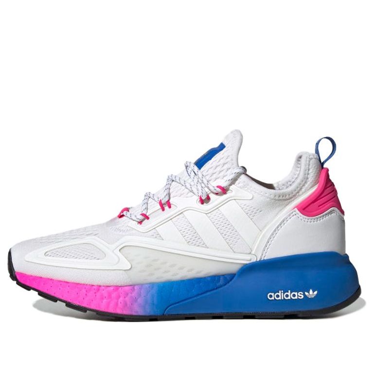 (WMNS) adidas ZX 2K Boost 'White Pink Blue' FY0605