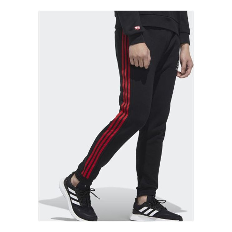 adidas neo M Vlday Tp Side Stripe Sports Pants Black FU0220
