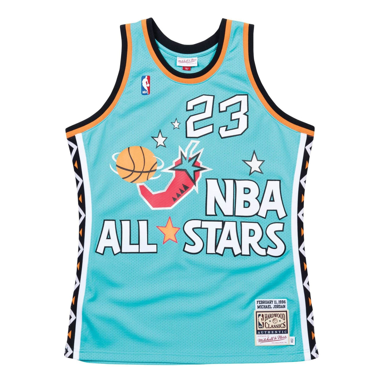 Mitchell & Ness NBA Michael Jordan All-Star 1996 East Jersey #23 AJY4GS18066-ASETEAL96MJO
