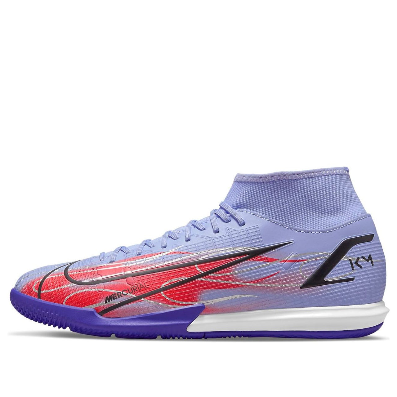 Nike Kylian Mbapp x Mercurial Superfly 8 Academy IC 'Flames' DB2862-506