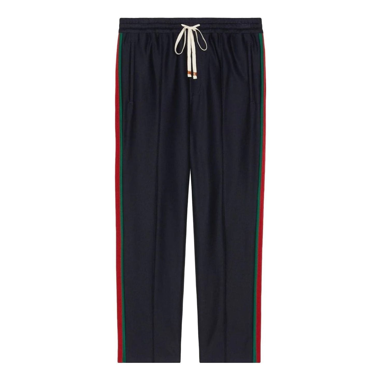 Gucci Cotton Trouser With Web 'Navy Blue' 668500-Z8AQZ-4433