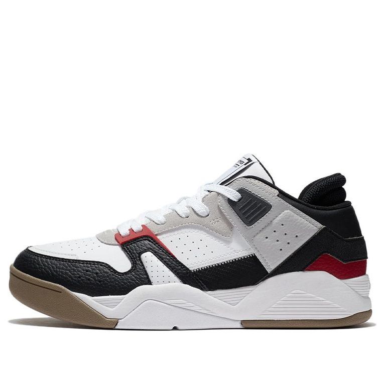 Li-Ning Casual Basketball Shoes Low 'Black White Red' AGBS031-2