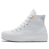 (WMNS) Converse Chuck Taylor All Star Lift Platform High 'Autumn Embroidery White' A05068C