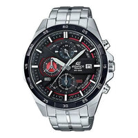 CASIO Quartz EDIFICE BlackRed Watch Dial Mens BlackRed Analog EFR-556DB-1A