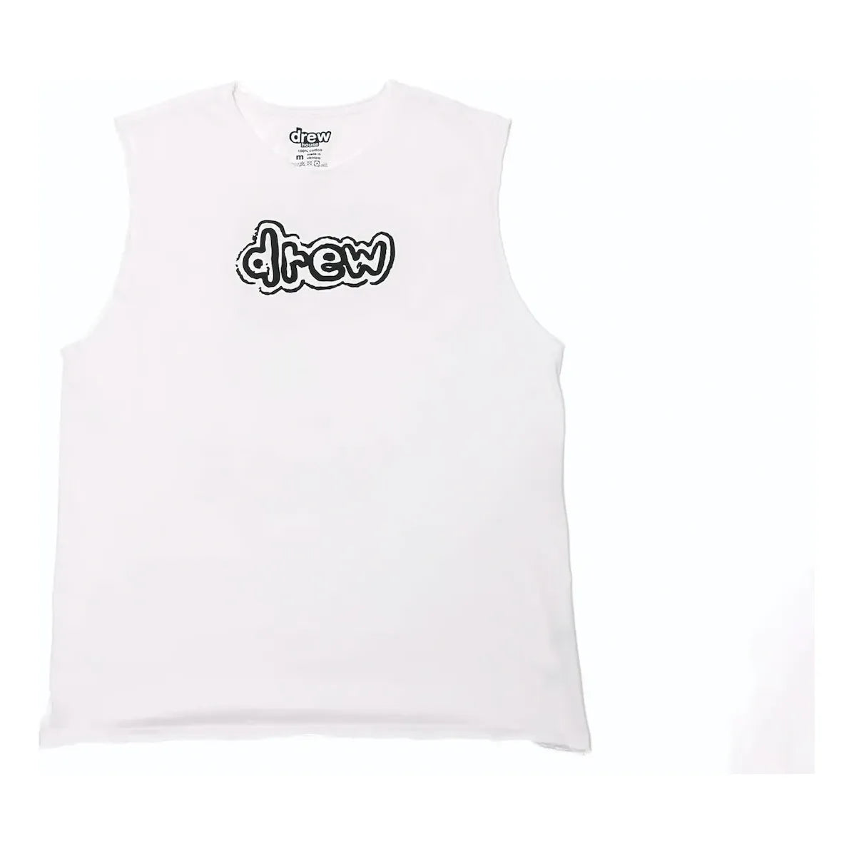 Drew House Drew Sleeveless T-shirt 'White' DR-SS21-132