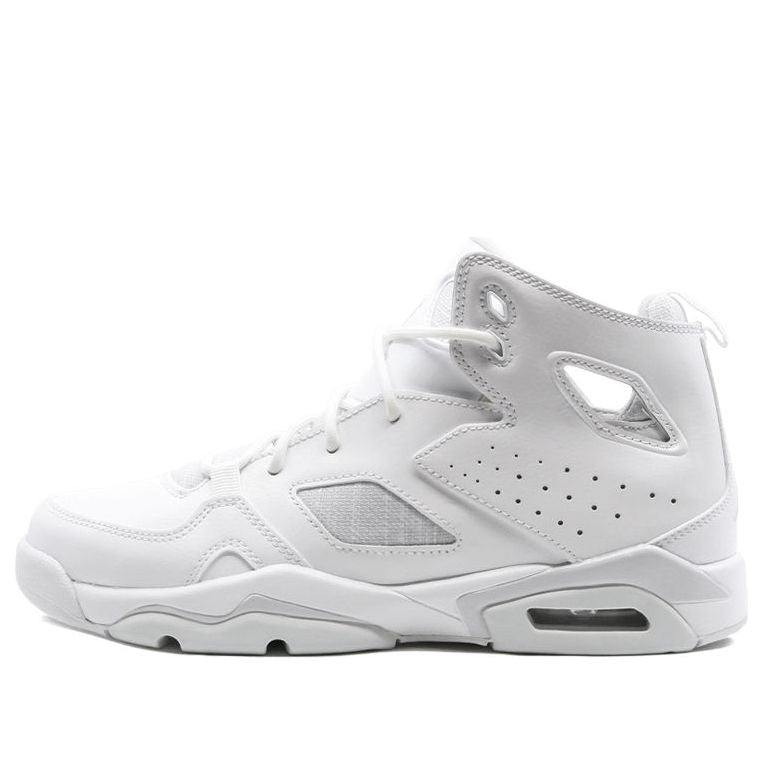 (GS) Air Jordan Flight Club 91 'Pure Platinum' 555472-101