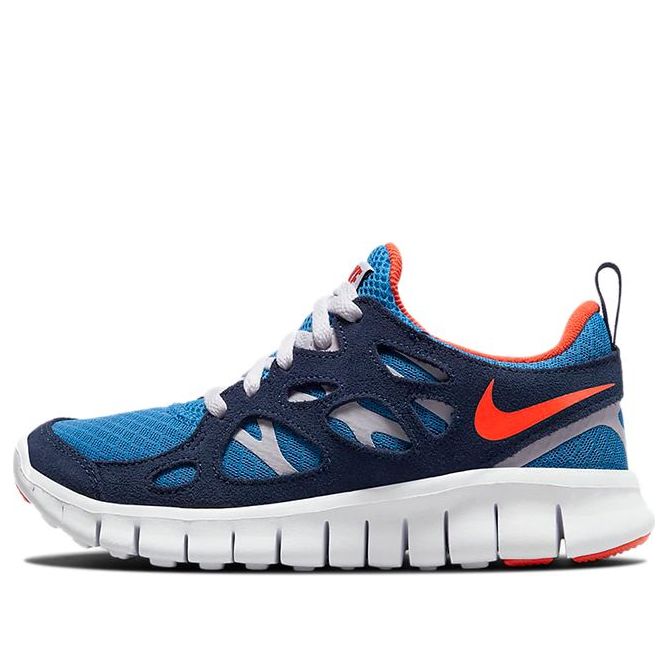 (GS) Nike Free Run 2 'Light Photo Blue Orange' DD0163-403