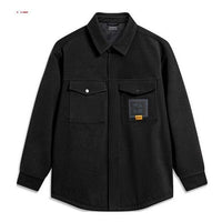 Li-Ning Lifestyle Long Sleeves Stretch Shirt 'Black' AFDT695-1