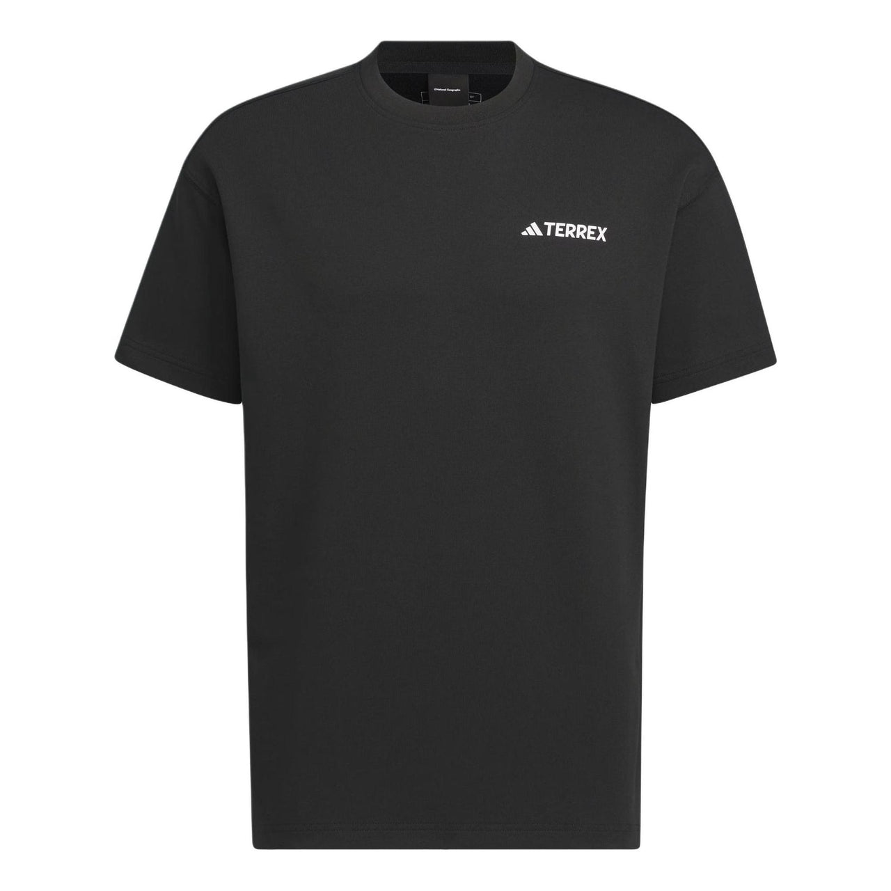 adidas National Geographic AEROREADY Graphic Tee Asia Sizing 'Black' IS9515