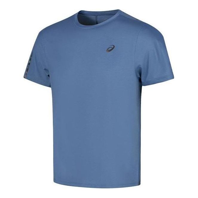 ASICS LITE-SHOW Short Sleeved Running Top Asia Sizing 'Blue Expanse' 2011D069-400