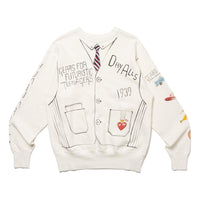 HUMAN MADE Graphic Sweatshirt 'White' HM26CS024