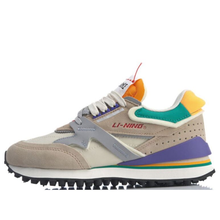 (WMNS) Li-Ning 001 'Khaki White Grey' AGCP382-4