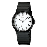 CASIO Collection Unisex Black White Analog MQ-24-7BLL