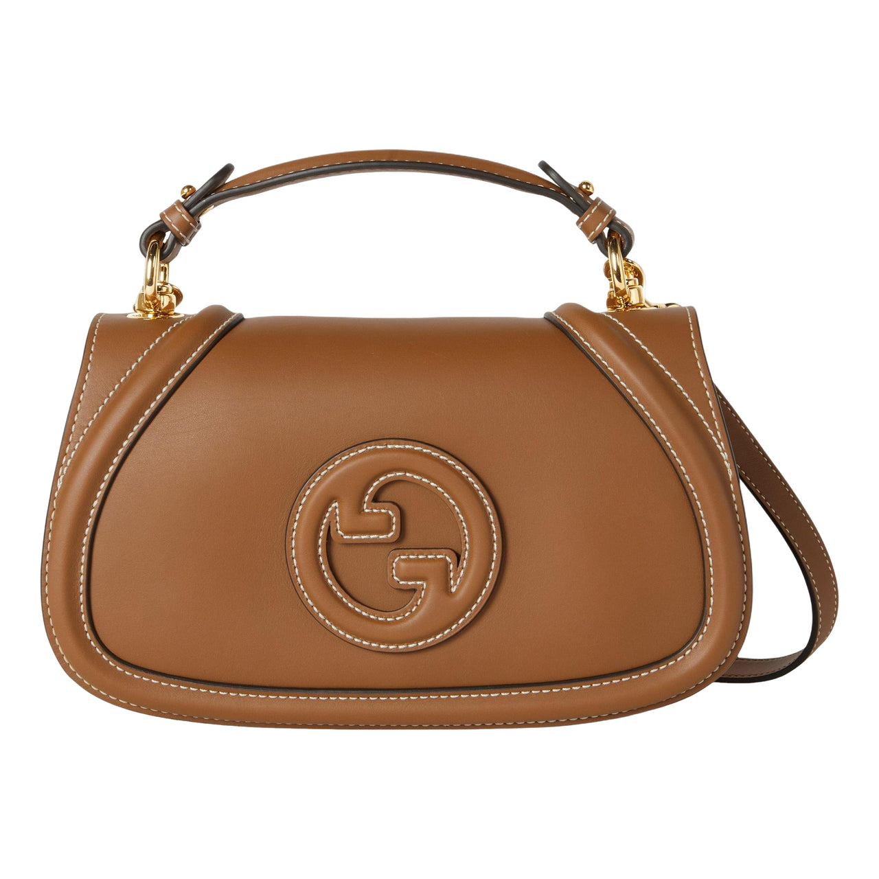 (WMNS) Gucci Blondie Medium Top Handle Bag 'Brown' 815714-AAEC2-2718