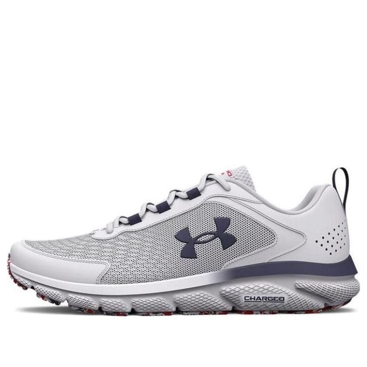 Under Armour Charged Assert 9 Running Shoes 'White Blue' 3026743-100