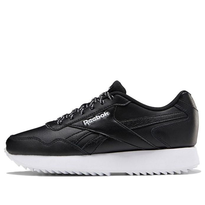 (WMNS) Reebok Royal Glide Ripple Sneakers Black EG9487
