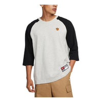 Nike SB Colorblock Round Neck Pullover Three-Quarter Sleeve T-Shirt Unisex Gray DV1726-050