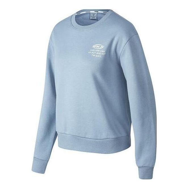 (WMNS) Skechers SKX Long Sleeve Crew Sweater 'Teal' P423W054-0216