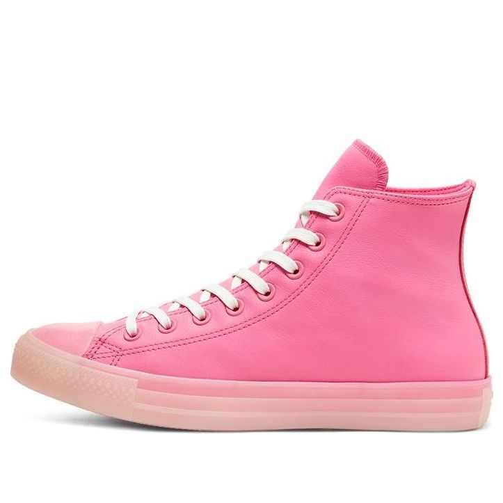 Converse Neon Leather Chuck Taylor All Star High Top 'Neon Pink' 166568C