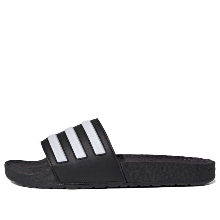 adidas Adilette Boost Slides 'Black White Stripes' FY8154
