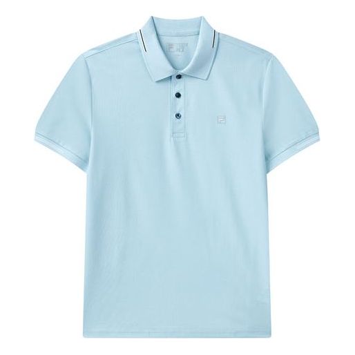 FILA Casual Single Color Short Sleeve PoloShirt Men's Blue F11M122101F-LB
