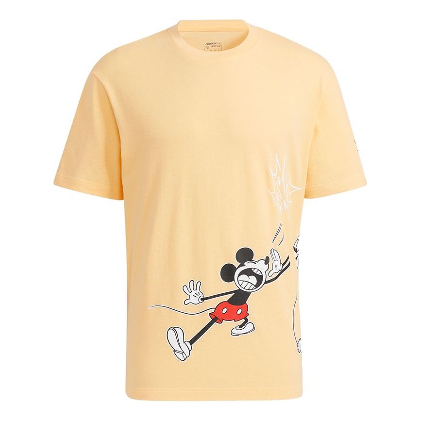 adidas neo x Disney Crossover M Mf Tee 2 Cartoon Printing Sports Short Sleeve HF0453