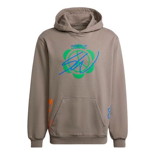 adidas x Sean Wotherspoon Superturf Hoodie 'Light Grey Brown' HI3302