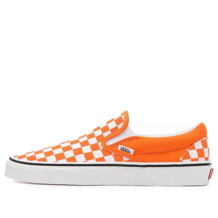 Vans Classic Slip-On 'Orange Tiger Checkerboard' VN000XG8AZZ