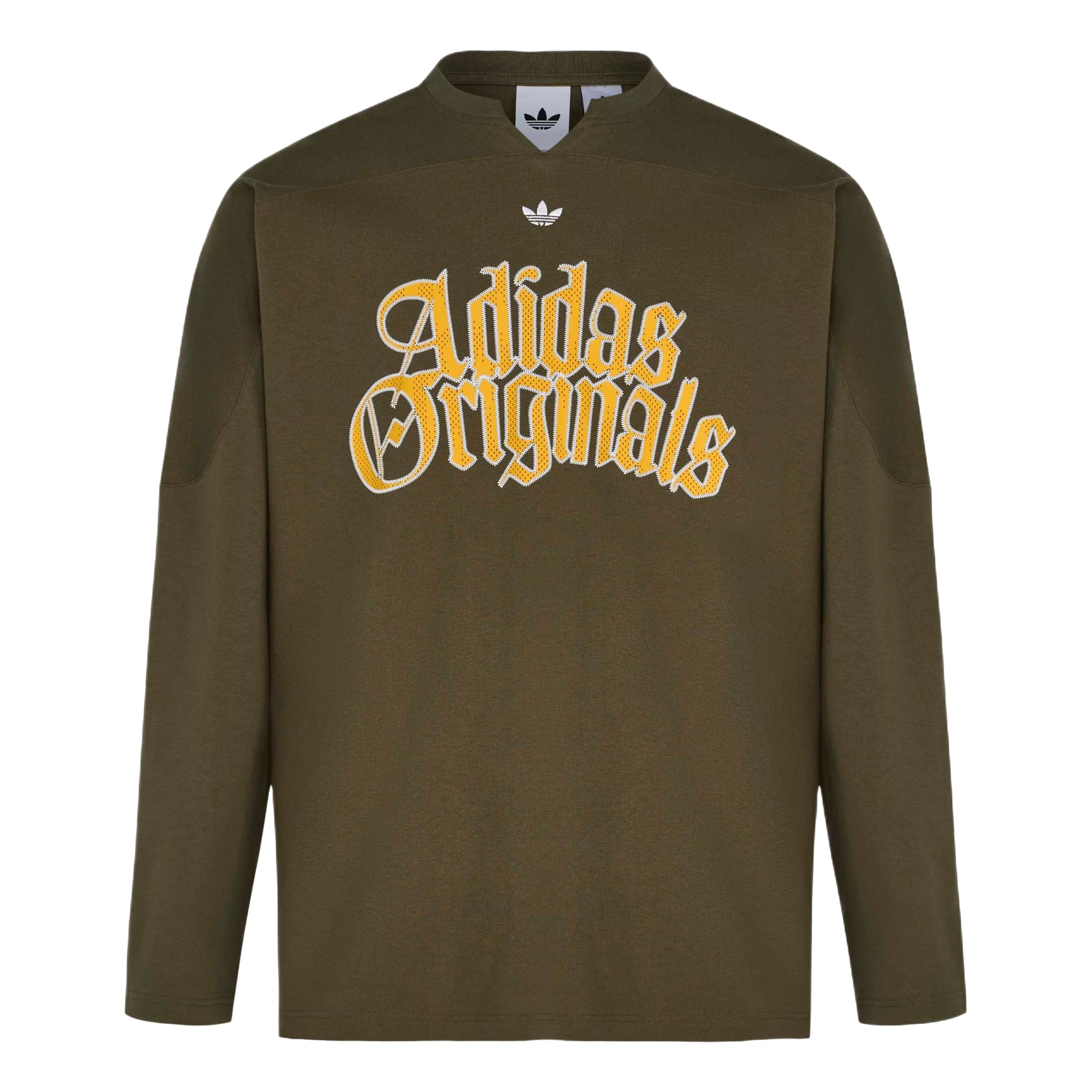 adidas OG M Tee LS T-Shirt Asia Sizing 'Olive Strata' KT3038