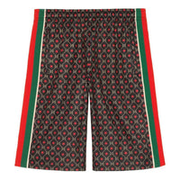 Gucci Star Print Track Shorts 'Brown Green Red' 575736-XJBA6-1145