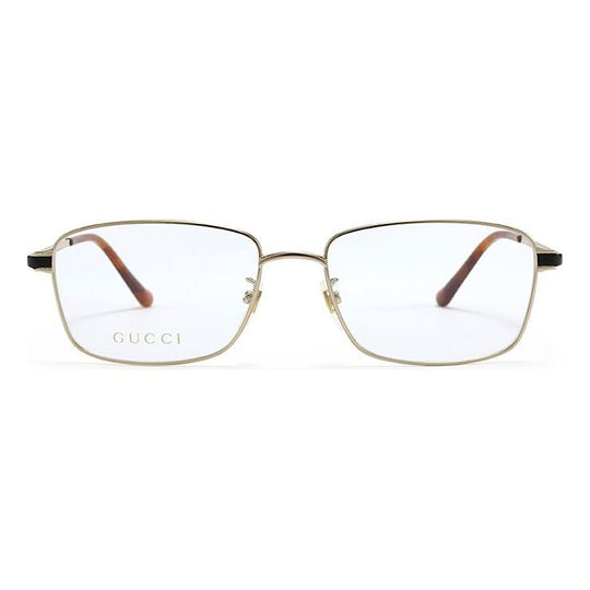 Gucci Gold Glasses Frame Fashion Square GG0576OK-005