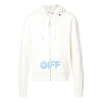 Men's Off-White Logo Zipper White OMBB033E181920060231